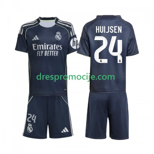 Real Madrid Huijsen 24 Dres Dječji Gostujući 2025/2026 Kratkih Rukava Real Madrid Huijsen 24 Dres Dječji Gostujući 2025/2026 Kratkih Rukava